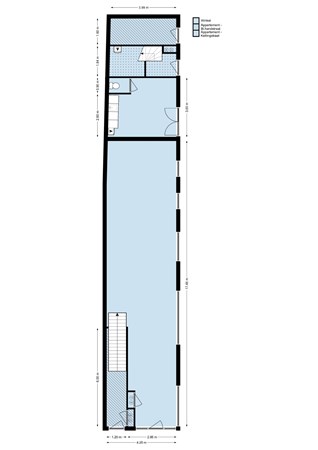 Floorplan - Blauwehandstraat 8, 4611 RL Bergen op Zoom